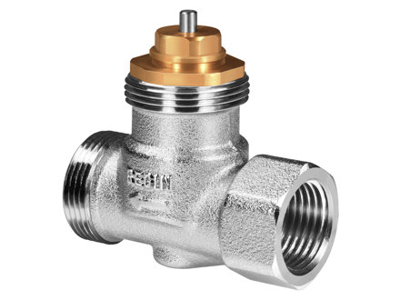 RTV - 2-vägs radiator/zonventil, DN10-15, fast kvs