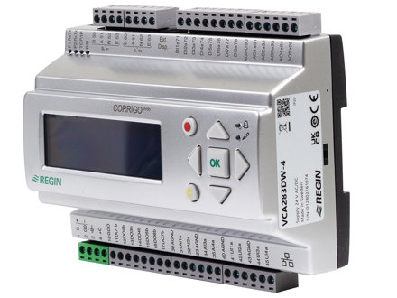 VCA283DW-4, Corrigo Ardo 5.0 - konfigurerbar 24 V ventilationsregulator