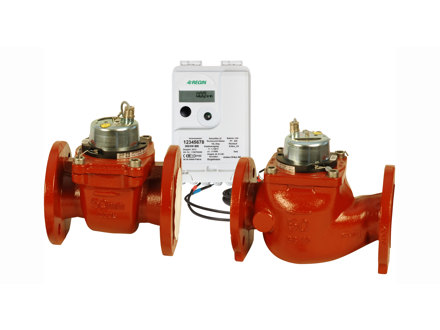 Woltmann type combined energy meter