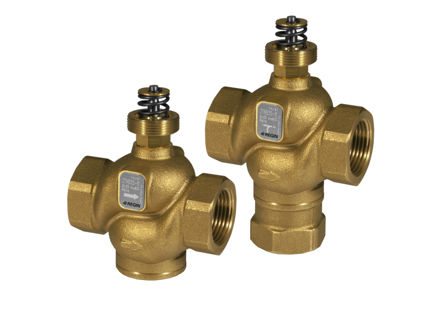 ZTVB / ZTRB - 2- and 3-way control valves, DN25-40, kvs 8-20, 5.5 mm stroke