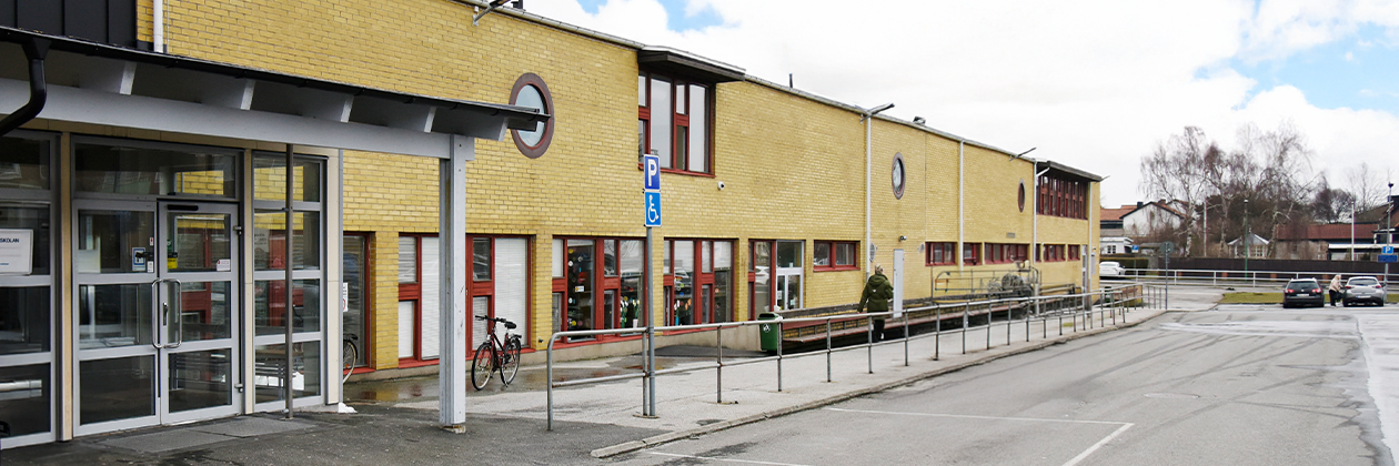 School building in Simrishamn. Ventilation solution.