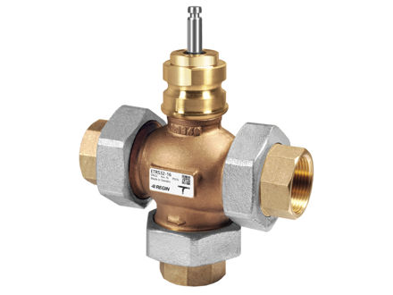 ETRS - 3-way control valves DN15-50, kvs 0.63-40, 20 mm stroke, DZR